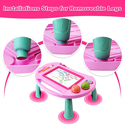 Alotjoy SPS-668A-7 Toys For 1-2 Year Old Girls,Magnetic Drawing Board,Toddler Toys For Girls Age 2 3,Erasable Doodle Board For Kids,Learning Toys For Toddler 1 2 3,Gift thumb #3