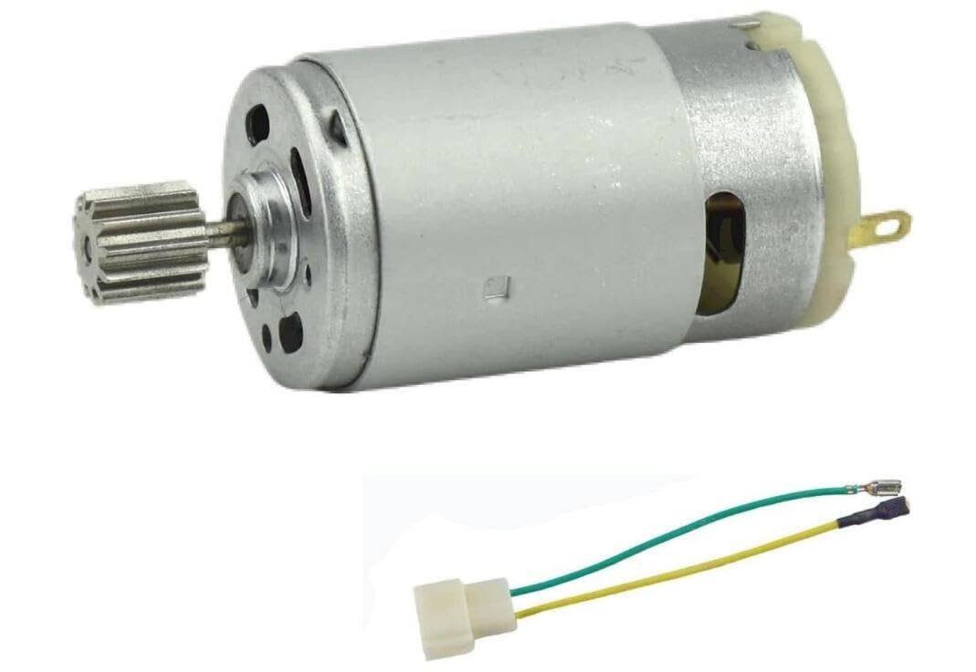 CHANCS RS390 Electric Motor DC 12V 18000RPM 12 Gear Teeth Motor for Toy Car Accessory Three-Wheeled Motorcycle Stroller with Replace RS-380
