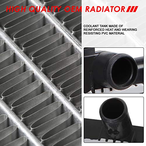 Image of Auto Dynasty Radiator Compatible with 2001-2003 Toyota Highlander 3.0L V6 AT, DPI 2452 Factory Style 1-Row Cooling Radiator, Aluminum Core