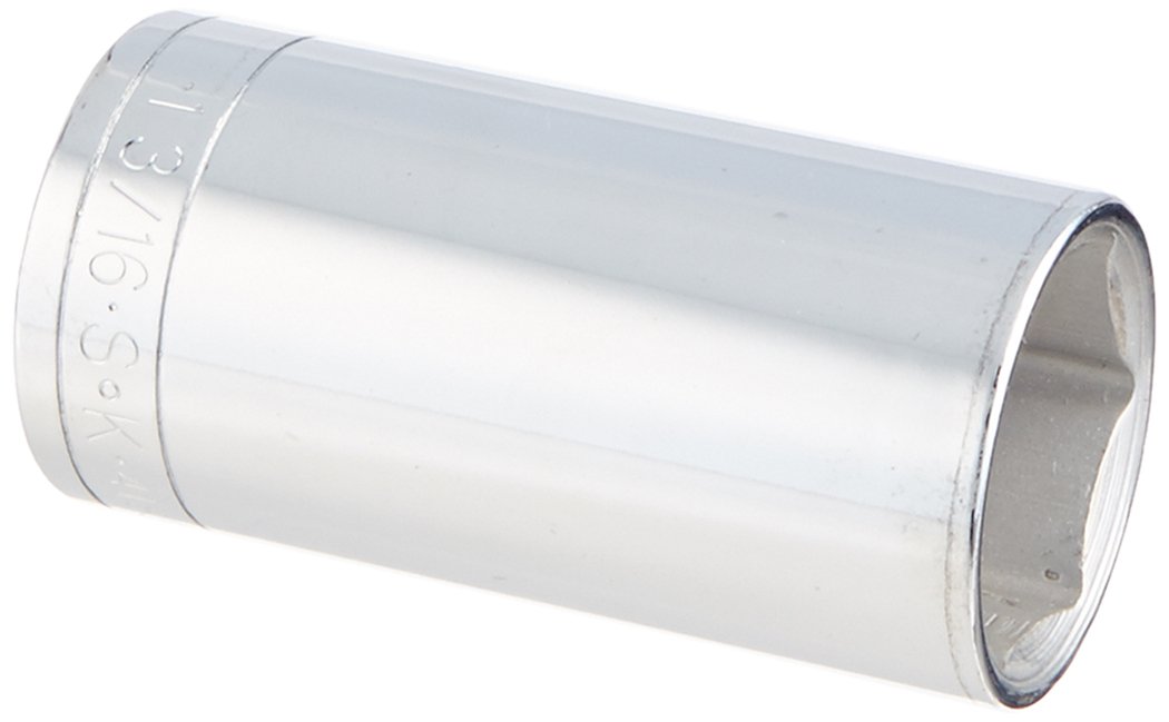 Douille profonde SK 41838 1/2 pouce 6 pans taille 1-3/16" en acier finition chrome