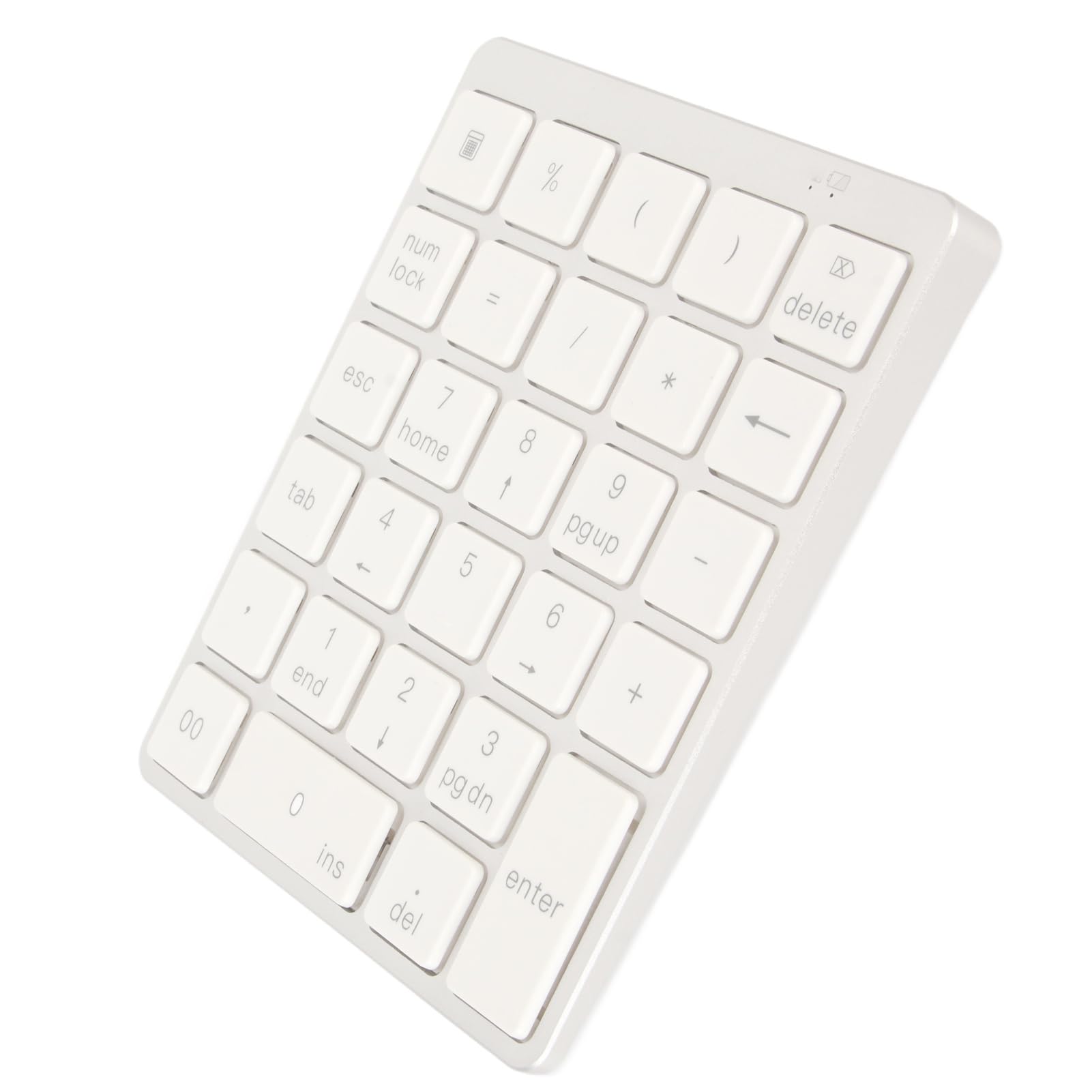 Cryfokt Tastiera Numerica Mini USB Cablata Portatile 28 Tasti Tastiera Sottile e Impermeabile per Utenti IOS Realizzata in Lega di Alluminio (#2)