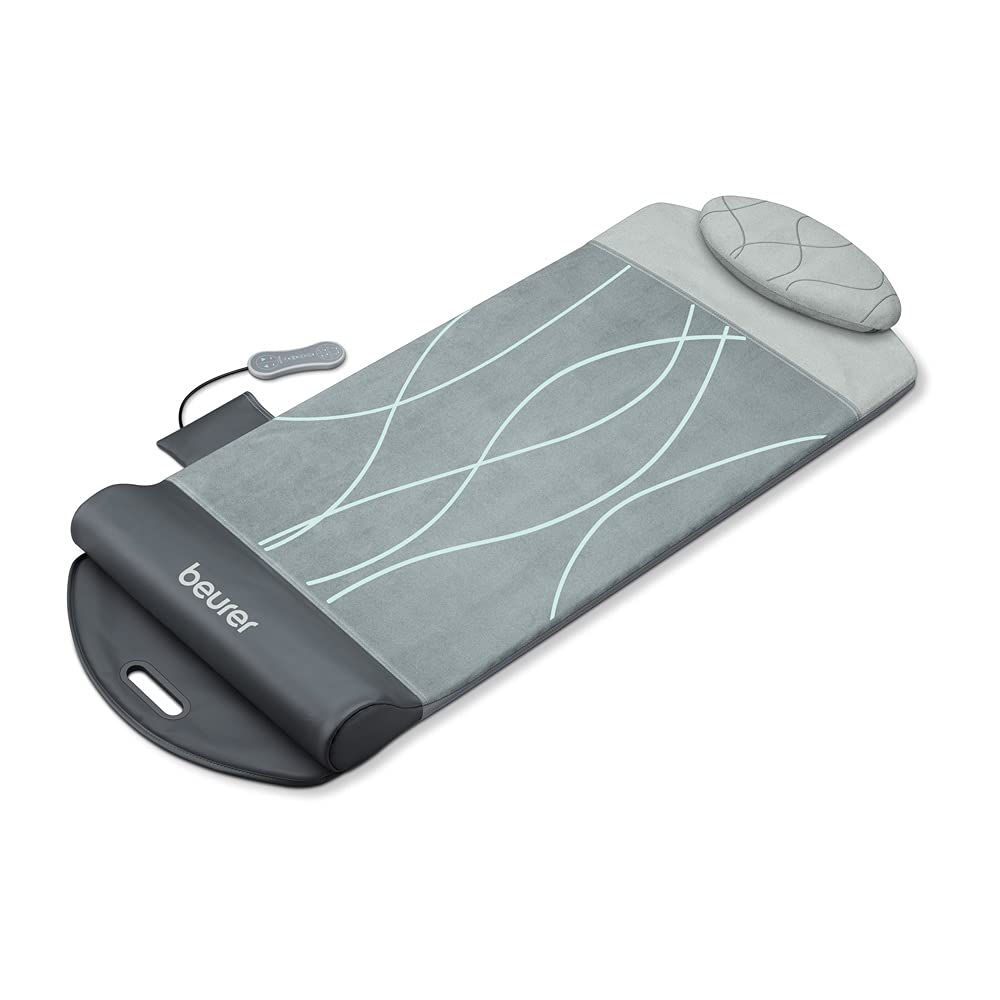 Beurer MG 280 Stretch Mat with 7 air chambers to imitate Yoga and Stretching exercises, Gentle vibration massage,versatile device with 3 Years Warranty, Grey (64348) (B08FPD5J45) Amazon Price History, Amazon Price Tracker