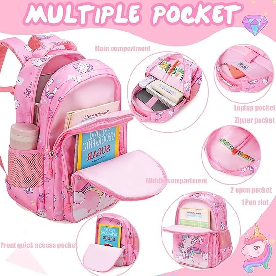 Image of Frantic Polyester 26 L Waterproof School Backpack School Bag Daypack Picnic Bag For Boys & Girls