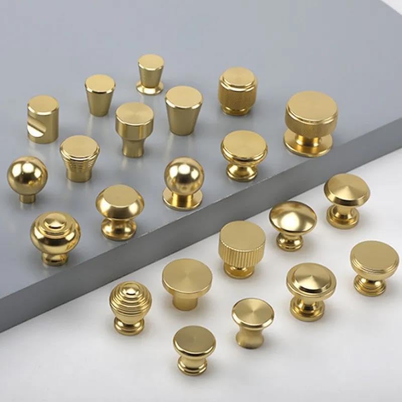 キャビネットのつまみ ゴールドアルミ単穴ハンドルワードローブ引き出しノブキッチンキャビネット小さなドアハンドル 6 個 A7