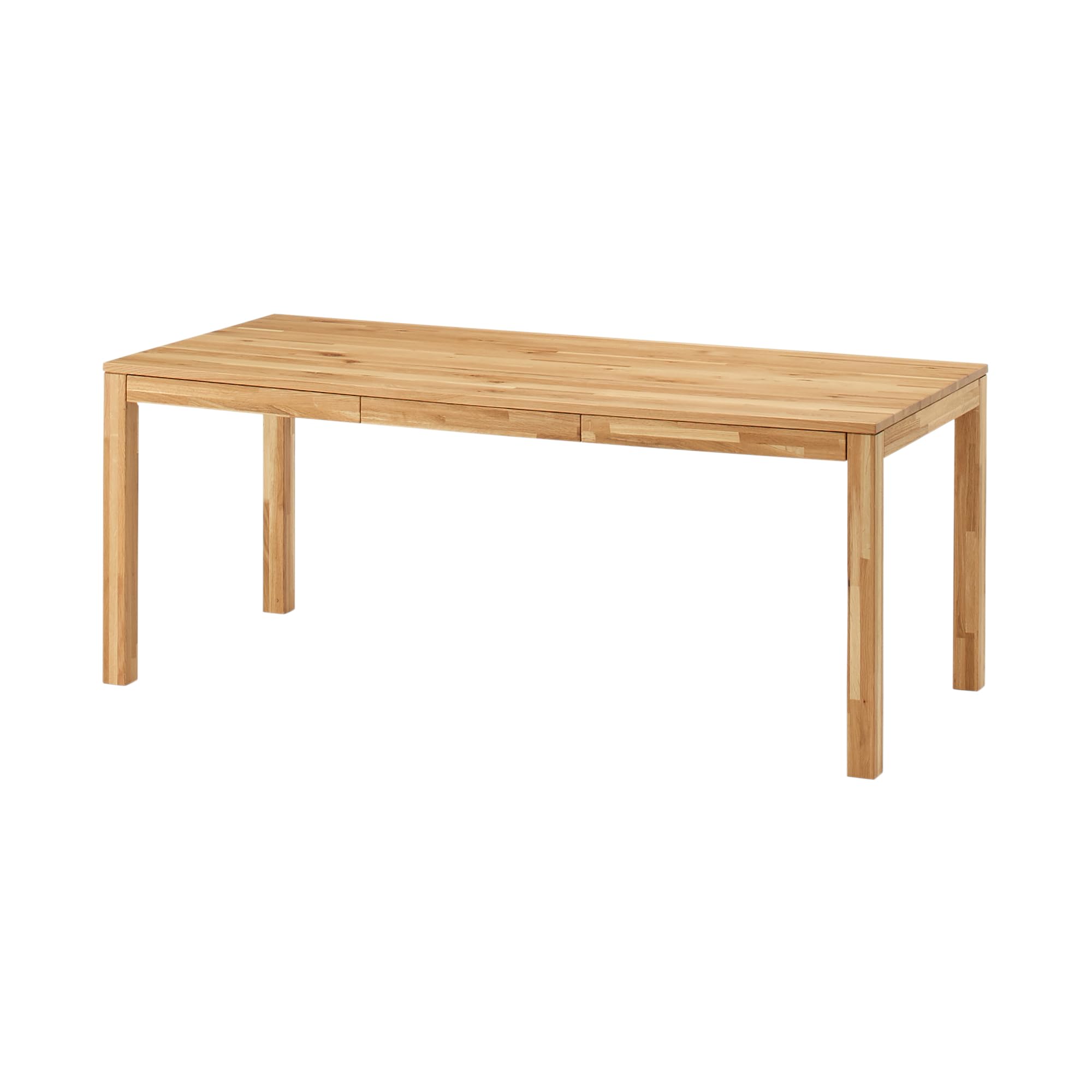 Amazon.co.jp: 無印良品 木製テーブル オーク材 幅180×奥行80×高さ72cm  