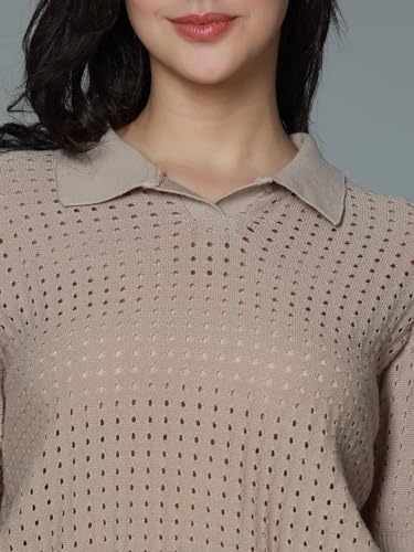 Image of HIGH STAR Women's Cotton Solid Regular Fit T-Shirt