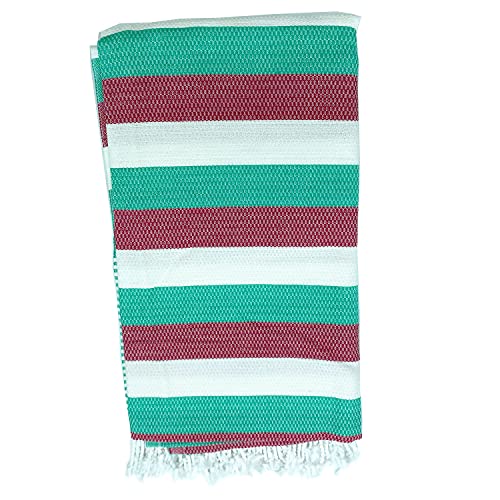 your castle Peshtemal Hammam Towel, XXL Bath Beach Sheet Blanket Towel, Fitness, Yoga, Spa, 100% Cotton, Large, 100 x 180 cm