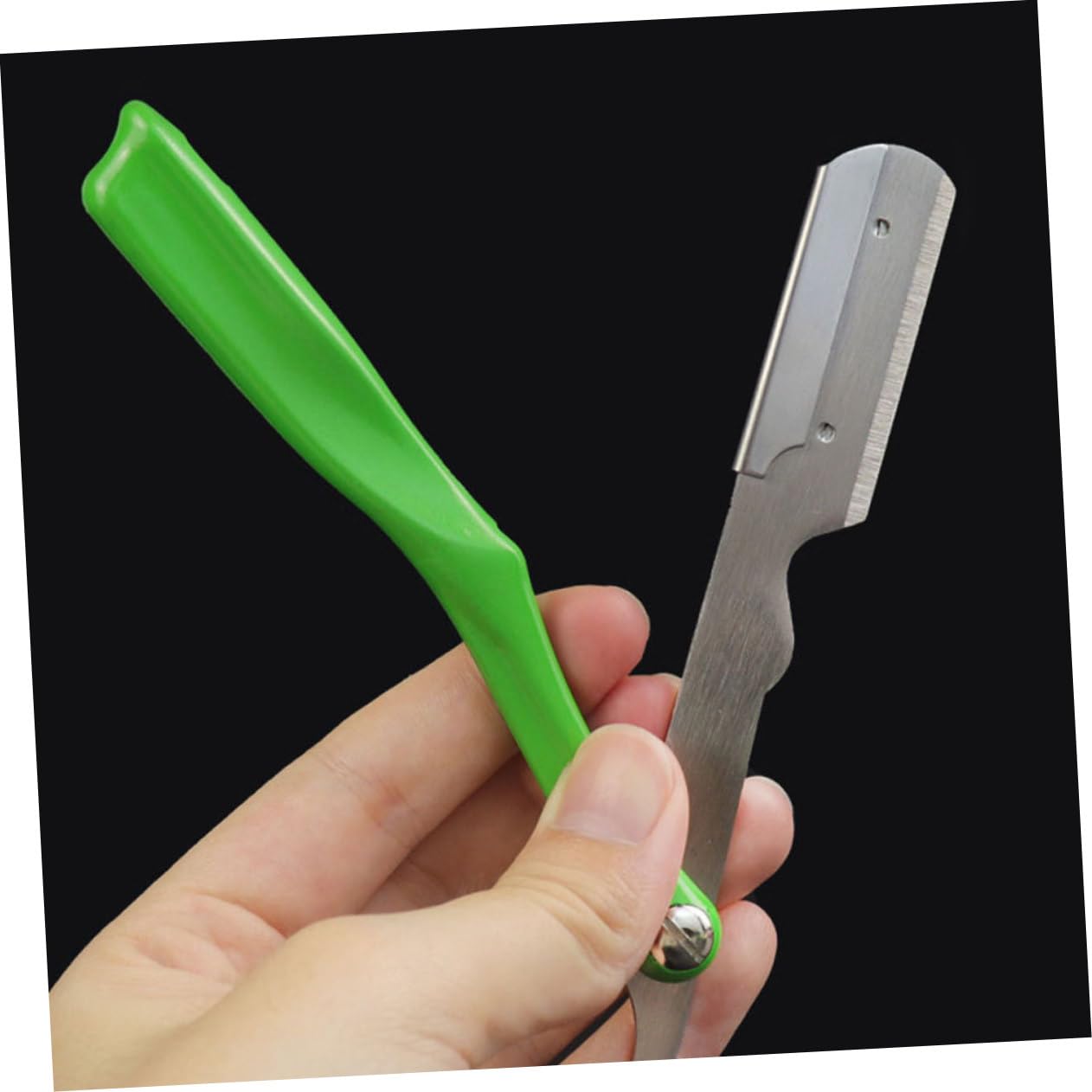 Healeved 4pezzi Porta Rasoio Inossidabilper Lamette Supporto Professionalper Rasoi Manuali Design Compatto e Pratico Per Uso Quotidiano Per Uomini e Viaggi