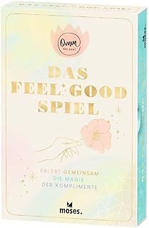 Moses. Das Feel Good Spiel – Kompliment-Spiel mit Wohlfühlfaktor, Geschenkidee für Frauen und Beste Freundinnen, Kartenspiel für Positive Vibes, ab 8 Jahren