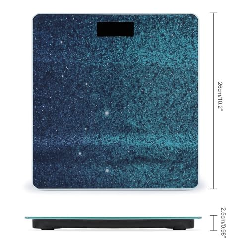 Báscula digital de baño de vidrio templado 400 lbs miniatura 2
