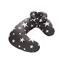 LTSWEET Newborn Nursing Pillow Baby Breastfeeding Pillow Multifunction 100% Cotton Infant Feeding Support Pillow Detachable Cover Adjustable Head Positioner,J