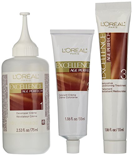 Image of L'Oreal Paris ExcellenceAge Perfect Layered Tone Flattering Color, 5G Medium Soft Golden Brown