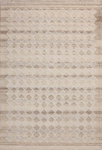 Tapete Rae Loloi Natural/Ivory 117 in x 93 in miniatura 4