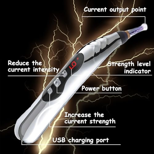 Image of Electric Shock Wand Electrical BDSM Bondage Sexual Stimulation Device Nipples Clitoris Labia Pleasure Restraint Game Gear Sex Things for Couples Kinky Estim Sex Products for Women Men Adult Sex Toy