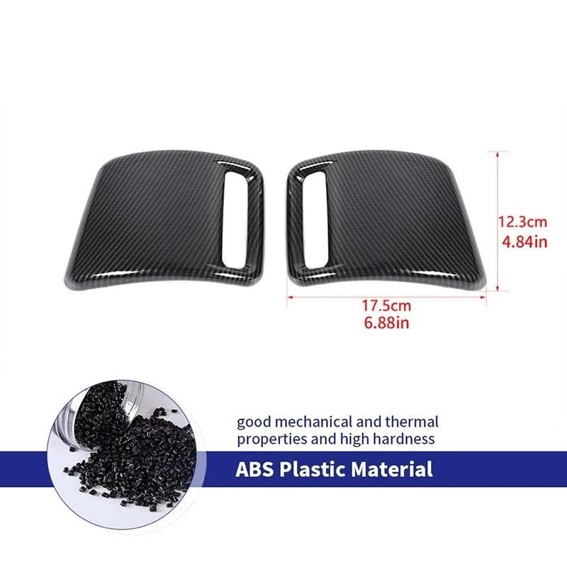 Couverture de décoration feu arrière Dodge Ram 2019 noir ABS auto - 3