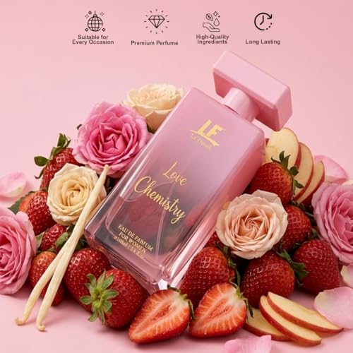 Image of La French Love Chemistry Perfume for Women- 100ml | Premium Eau De Parfum | Long Lasting Fresh Floral Fragrance | Ideal for Special Occasions | Luxury Scent for Her