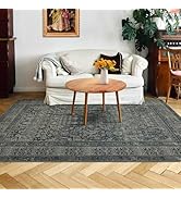 Domitapis Area Rug 4×6, Vintage Boho Rug,Ultra-Soft Low Pile, Washable, Non Slip,Stain Resistant,...