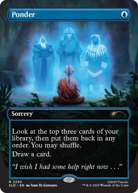 Magic the Gathering Secret Lair x Avatar: The Last Airbender - Un sacco da imparare (Rainbow Foil Edition), 1 pezzo