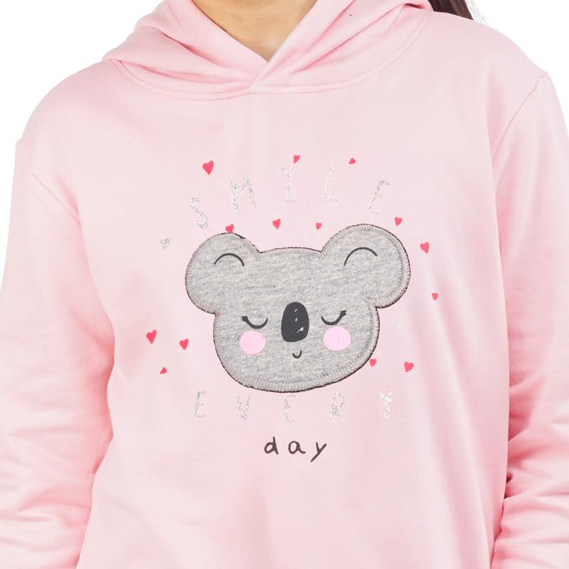 Image of Real Basics Girls Cotton Hooded Sweatshirt (Pack of 1)