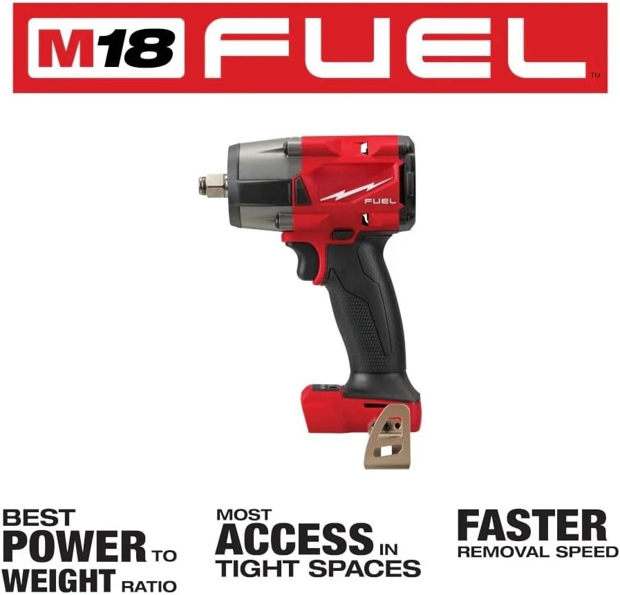 3890-22 for Milwaukee M18 FUEL & M12 FUEL 2-Tool Brushless Cordless Combo Kit 1/2 in.Impact Wrench (2962-20)3/8 in.Ratchet Wrench(2567-20) - New