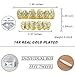 TOPGRILLZ Poker Heart Grills for Your Teeth, Grillz Teeth Men Grillz for Women, 18K Gold Plated Brass with Cubic Zirconia，Hip-Hop Cosplay Costume Accessory(Golden Heart)