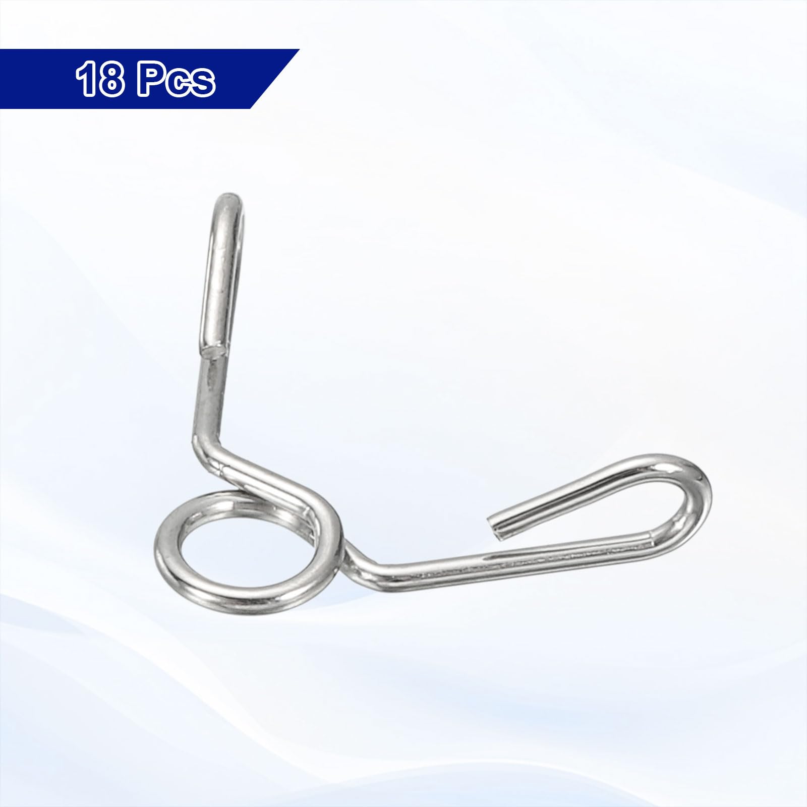 18 Morsetti A Molla Per Tubi In Acciaio Inox 304 – Diametro 3.5mm, Per Carburante E Acqua