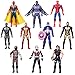 Super Hero Series Exclusive Figure Set , 10 Collectible 6.7-Inch Action Figures