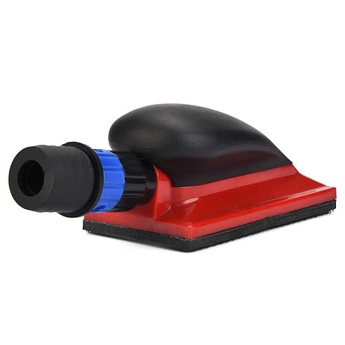 Miniatura 3 de Bloque de esponja de lijado, extracción de polvo de mano Lijado Molienda Bloque de esponja Bloque de polvo 125 × 2.756 in 9 agujeros tipo pegajoso,