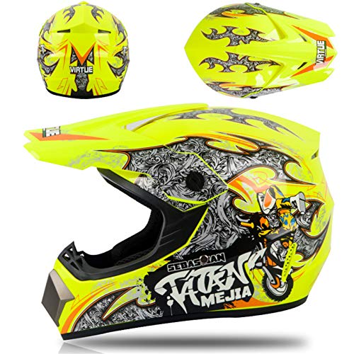 KAAM Casque Moto Cross Adulte Cover