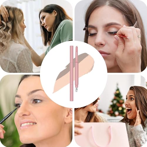 Brightener Pencil - Under Eye Liner for Makeup | Professional Cosmetics Tool with Highlight Function, Compact Silkworm Pen with Travel Use, Eye Pencil for Beauty Kit Indoor Outdoor – Image 5
