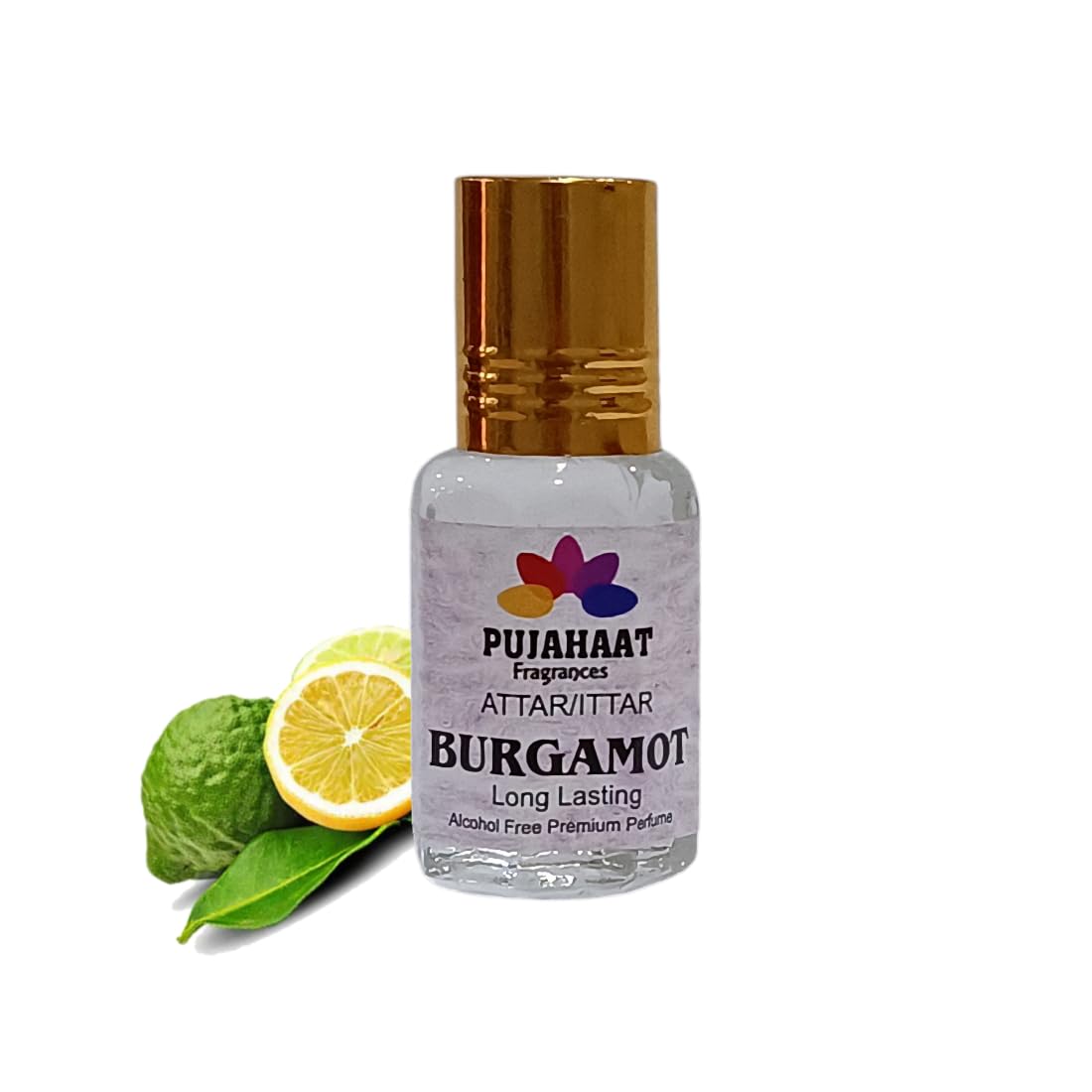 Pujahaat Premium Alcohol-Free Attar | Ittar 6ml, Long-Lasting Travel Size Roll-On, Best Citrus Attar Fragrance Oil - Bergamot-image-8