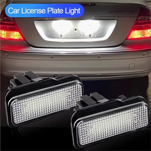 Solución fallo bombilla con luz LED placa matrícula Canbus Benz 3