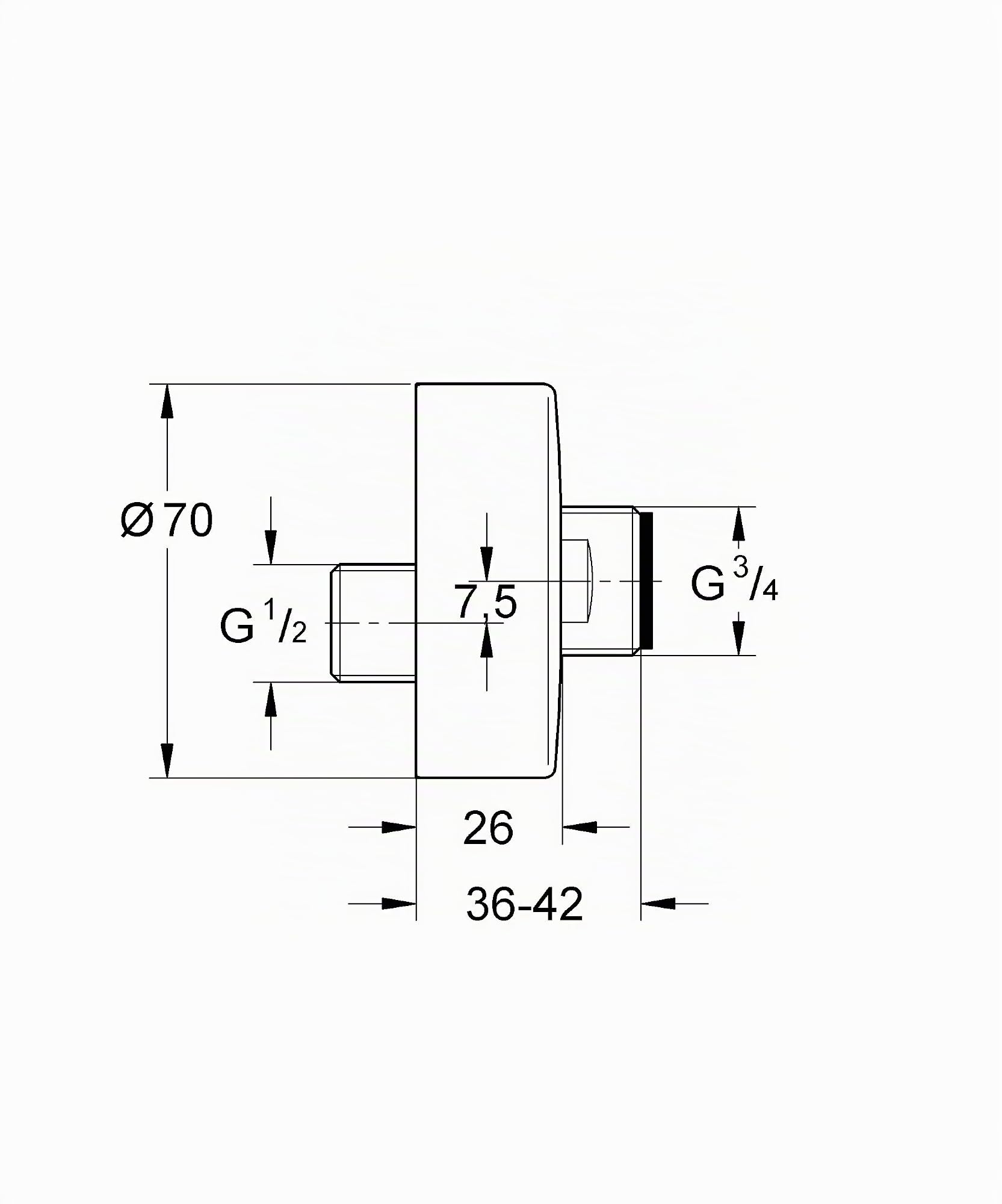 Grohe 12662000 raccord S