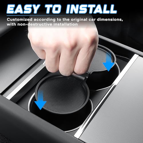 Portavasos para consola Tesla Model Y Juniper 2025-2026 miniatura 2