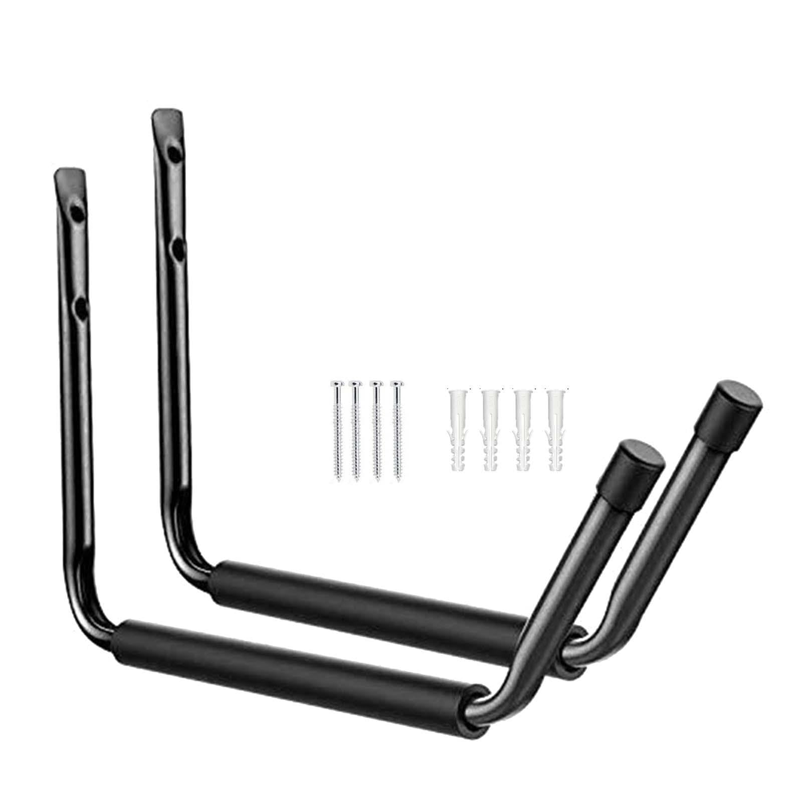 kowaku 2 Pieces Garage Storage Hook Kayak Storage Utility Rack Multifunctional Easy to Install Surfboard Hanger for Hose and Tools
