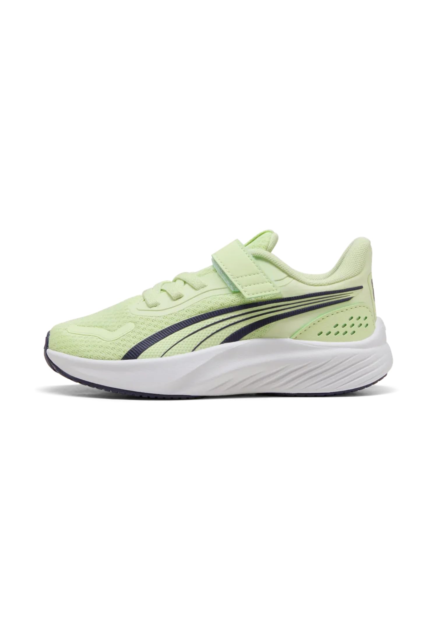 PUMA Pounce Lite AC+ PS Sneaker, Apple Spritz-Shadow Gray White, 13 UK Bambino, Apple Spritz Shadow Gray PUMA White, 32 EU