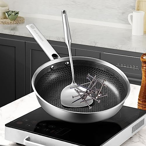 Wok de Acero al Carbono 26 cm para Todo Tipo de Cocina miniatura 3
