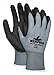 15 Gauge Foam PVC Coated Gloves, Glove Size: S, Gray/Black, Pack of 10