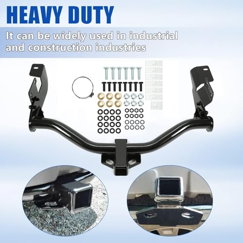 ECOTRIC Class 3 Trailer Hitch Compatible with 2005-2012 Ford Escape Tribute 2005-2011 Mercury Mariner Replacement for 13650 2" Receiver Hitch Rear Bumper Tow Hitch by ECOTRIC - Image 2