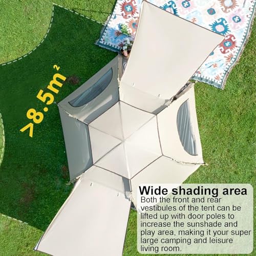 Carpa de Camping Plegable con Interior Espacioso y Resistente al Agua miniatura 4