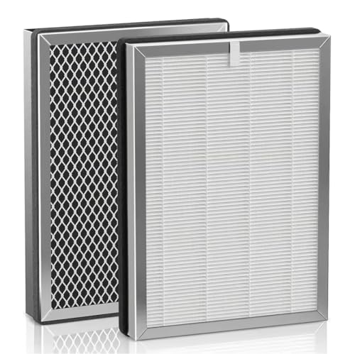 Filtre Medify MA-25 compatible en lot de 2 pièces charbon actif H13 True HEPA