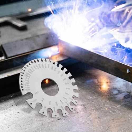 iplusmile 3 piezas calibrador de espesores para soldadura, herramienta precisa de medición de metal para aplicaciones de soldadura e instrumento portátil de calibre de alambre para inspección de costuras miniatura 2