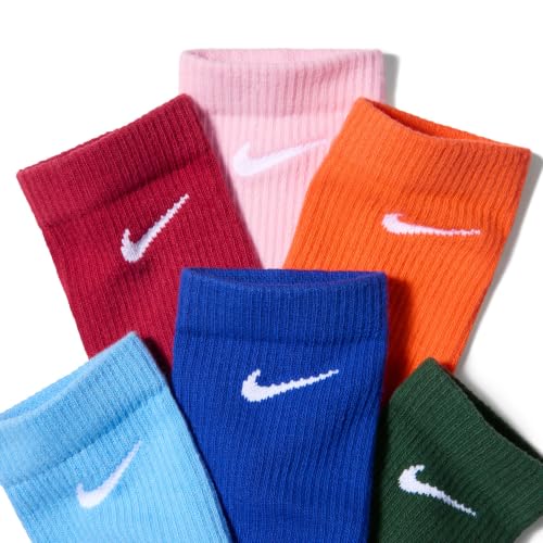 Image of Nike Adult Dri-FIT Everyday Elevated Crew Socks (6-Packs) | Mens and Womens
