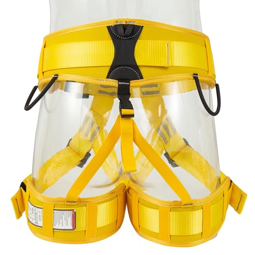 Image of Zeluga Half Body Climbing Harness with Thick Padding, Adjustable Safety Belt for Fall Protection