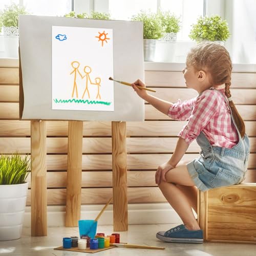 Image of 120 Sheets Watercolor Paper 8.5 x 11, 140 lb /300 GSM Cold Press Watercolor Paper Bulk White Water Color Paper for Kids Child Students Adults Artists Drawing