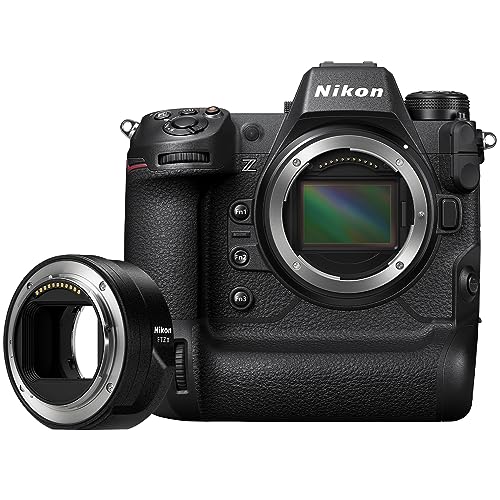 Image of Nikon Z 9 FX-Format Mirrorless Camera Body with Nikon Mount Adapter FTZ II