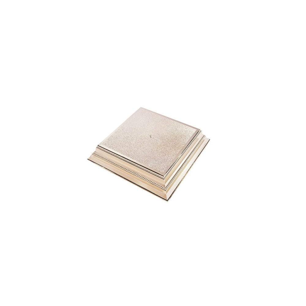 Culpitt Gold Square Plastic Cake Stand