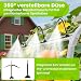 YONHESHI Bewässerungssystem- 360° Rundum-Bewässerung - Wassersparend,für Garten, Gewächshaus,balkon garten, Hochbeet & Blumenkübel (Schlauch10M)