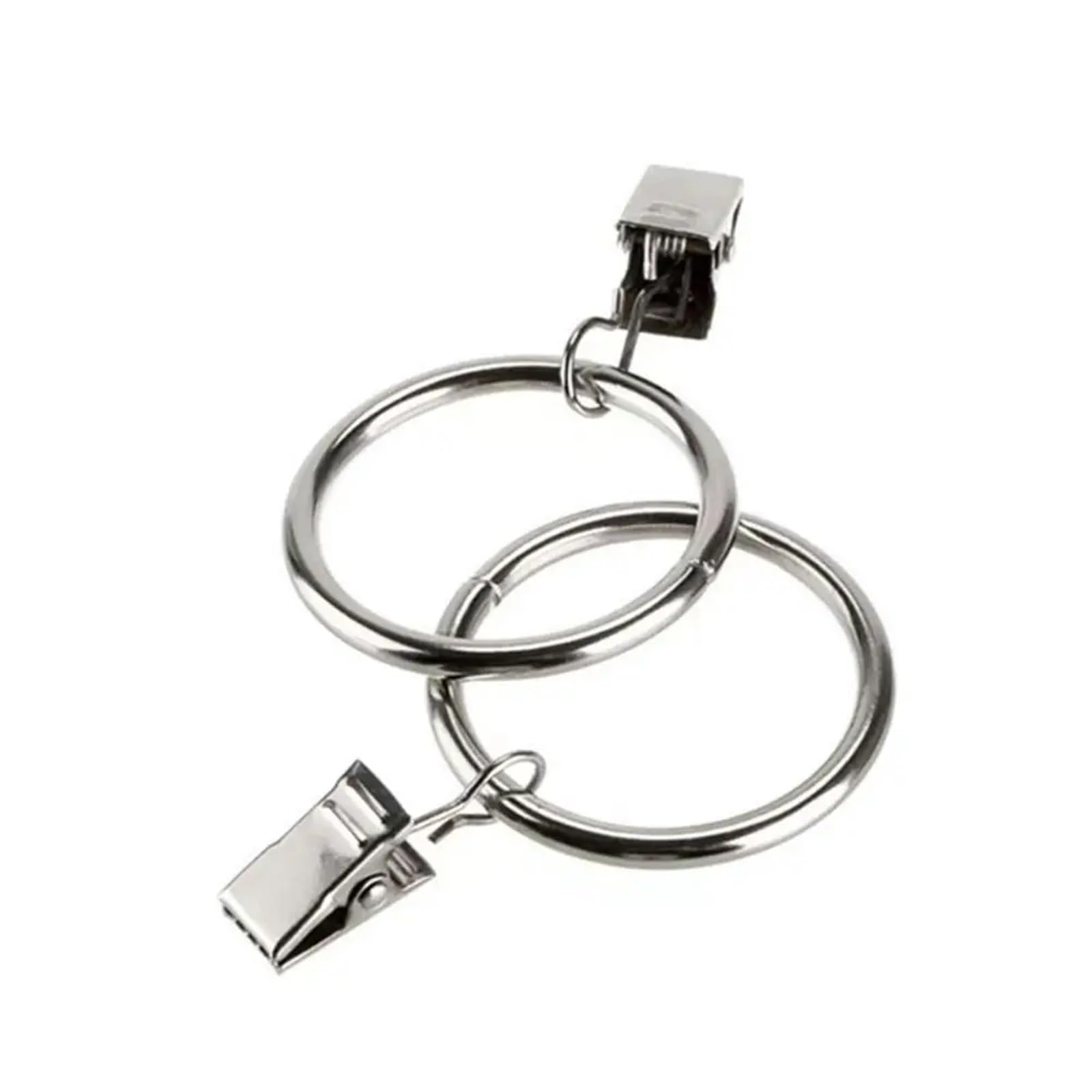 100 clip per tende, in metallo, con clip, antiruggine, per vestiti (ottone anticato)