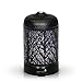 AROMAR Essential Ultrasonic Oil Diffuser Cool Mist Humidifier & Aromatherapy Metal Diffusers for Essential Oils with Auto Shut-Off and 7 Colors LED for Home and Office -100ml.- Forest Black